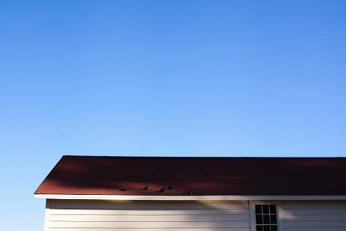 blue sky brown wooden roof san francisco
